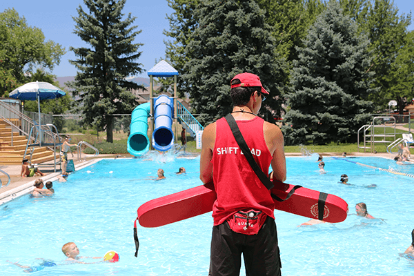 Lifeguard at the YMCA Portal Pool