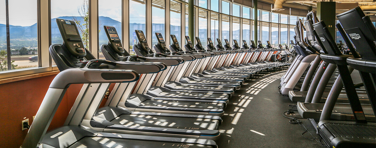 The treadmills at the Tri-Lakes YMCA