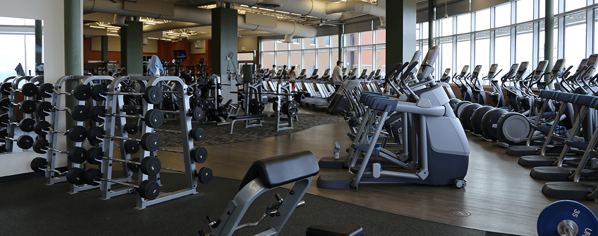 The cardio equipment at the Tri-Lakes YMCA